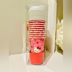 Sanrio Hello Kitty Merry Christmas Festive Pink 16oz Hot Cup Set